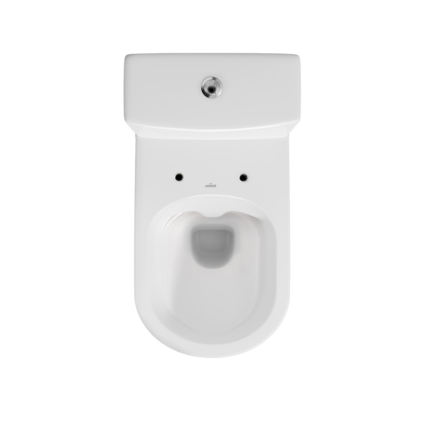 Cersanit K35-037 - Pystysuihku-WC istuimella CITY keramiikka/valkoinen