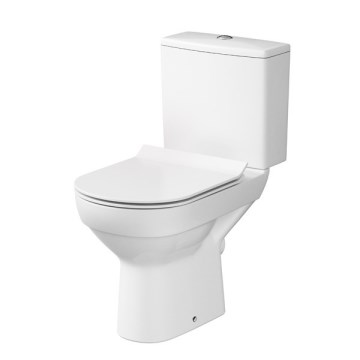 Cersanit K35-037 - Pystysuihku-WC istuimella CITY keramiikka/valkoinen
