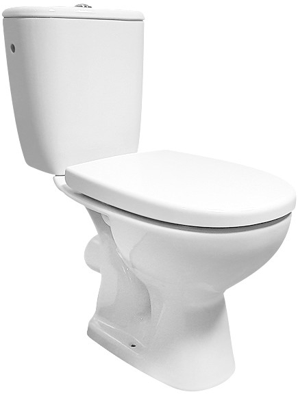 Cersanit K667-052 - Seisova WC-istuin ARTECO-istuinkannella, keramiikka/valkoinen