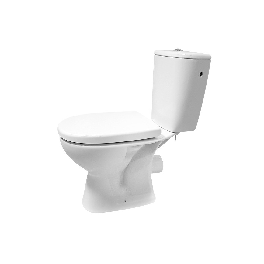 Cersanit K667-052 - Seisova WC-istuin ARTECO-istuinkannella, keramiikka/valkoinen