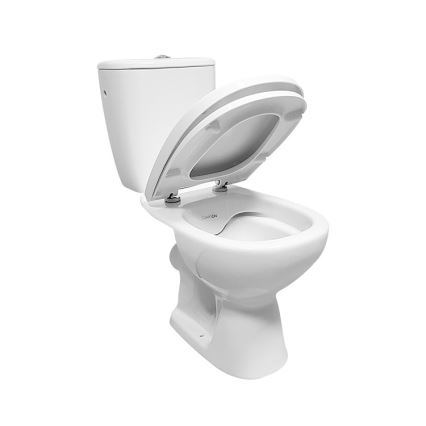 Cersanit K667-052 - Seisova WC-istuin ARTECO-istuinkannella, keramiikka/valkoinen