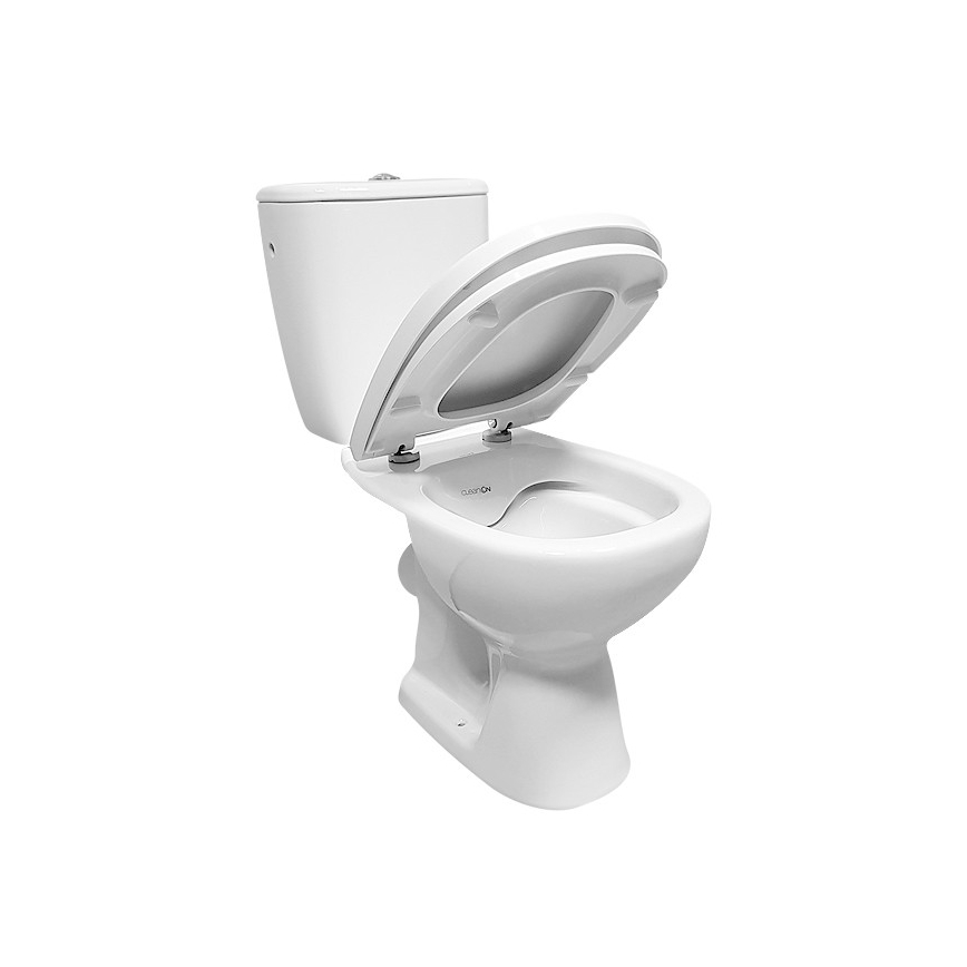Cersanit K667-052 - Seisova WC-istuin ARTECO-istuinkannella, keramiikka/valkoinen