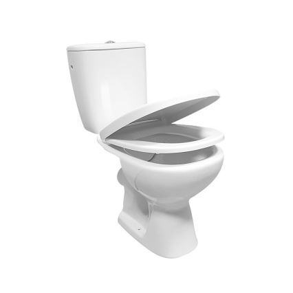 Cersanit K667-052 - Seisova WC-istuin ARTECO-istuinkannella, keramiikka/valkoinen