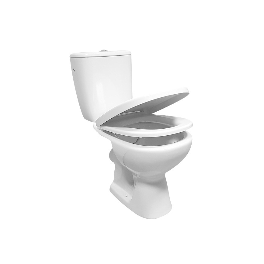 Cersanit K667-052 - Seisova WC-istuin ARTECO-istuinkannella, keramiikka/valkoinen