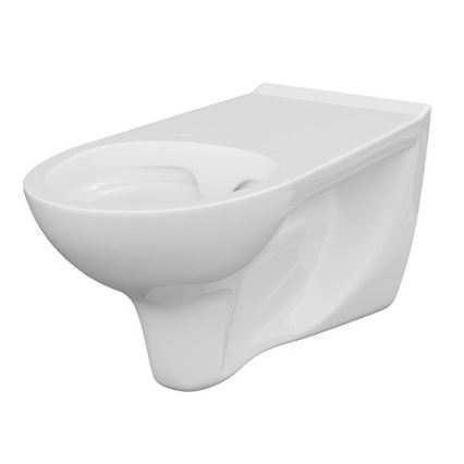 Cersanit K670-002 - Esteetön seinään kiinnitettävä WC ETIUDA keramiikka/valkoinen
