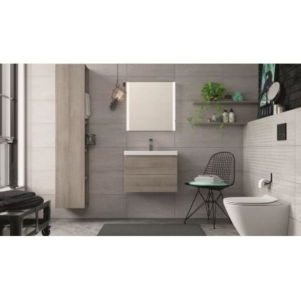 Cersanit K701-104 - Ripustettava WC-istuin CITY OVAL, keramiikka/valkoinen, istuinrengas mukana