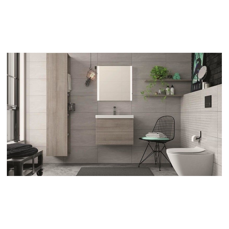 Cersanit K701-104 - Ripustettava WC-istuin CITY OVAL, keramiikka/valkoinen, istuinrengas mukana