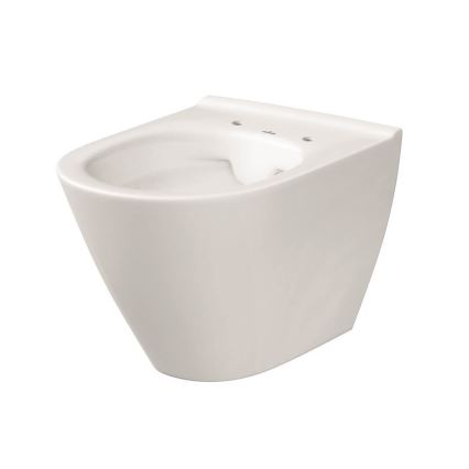 Cersanit K701-104 - Ripustettava WC-istuin CITY OVAL, keramiikka/valkoinen, istuinrengas mukana