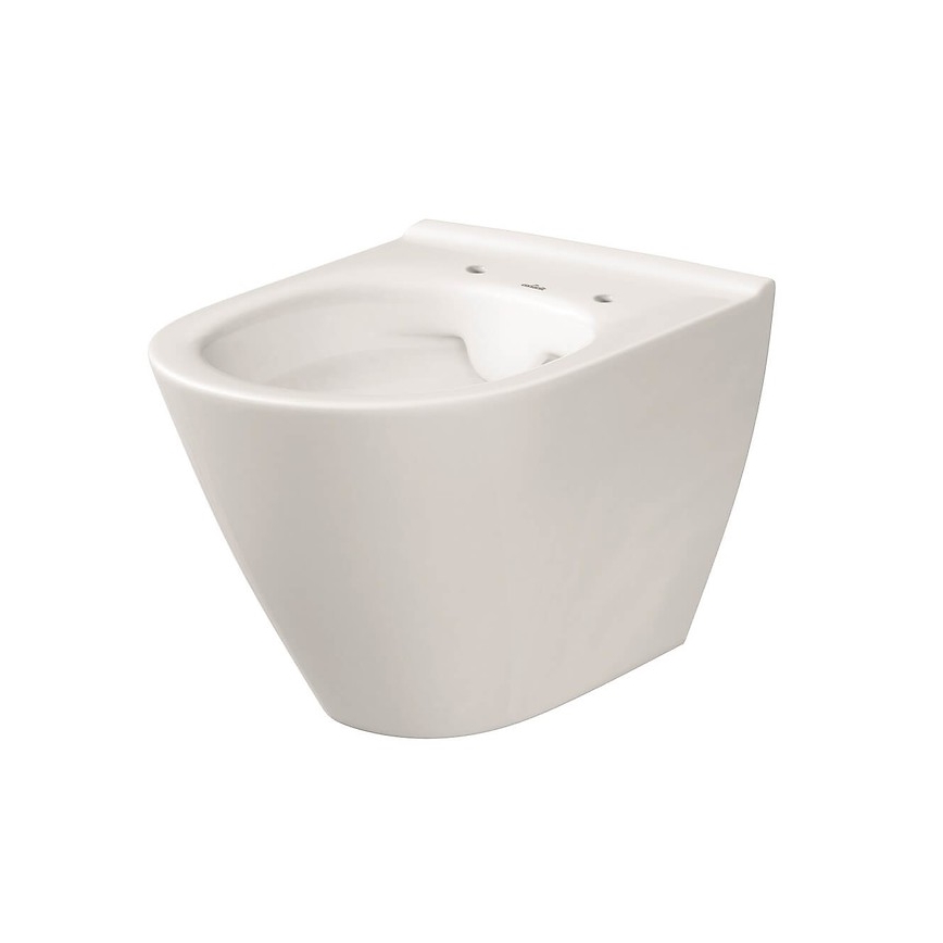 Cersanit K701-104 - Ripustettava WC-istuin CITY OVAL, keramiikka/valkoinen, istuinrengas mukana