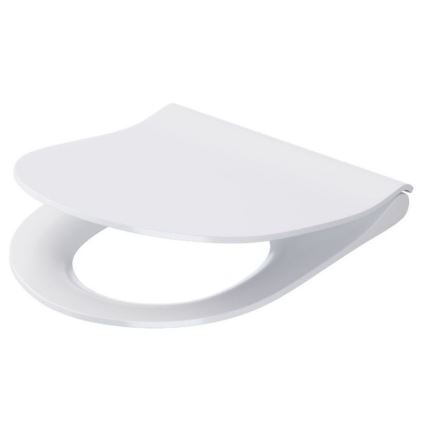 Cersanit K701-104 - Ripustettava WC-istuin CITY OVAL, keramiikka/valkoinen, istuinrengas mukana