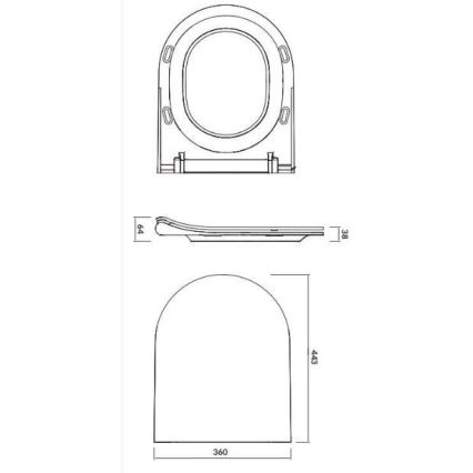 Cersanit K701-104 - Ripustettava WC-istuin CITY OVAL, keramiikka/valkoinen, istuinrengas mukana