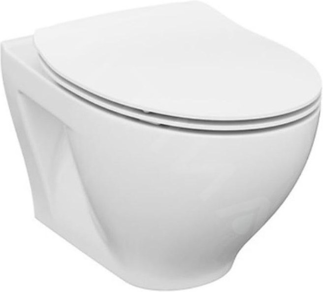 Cersanit K701-147 - Ripustettava WC-istuin SAVIO-istuinkannella, keramiikka/valkoinen