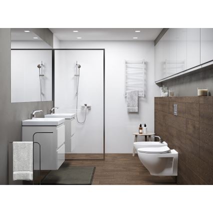 Cersanit K701-147 - Ripustettava WC-istuin SAVIO-istuinkannella, keramiikka/valkoinen