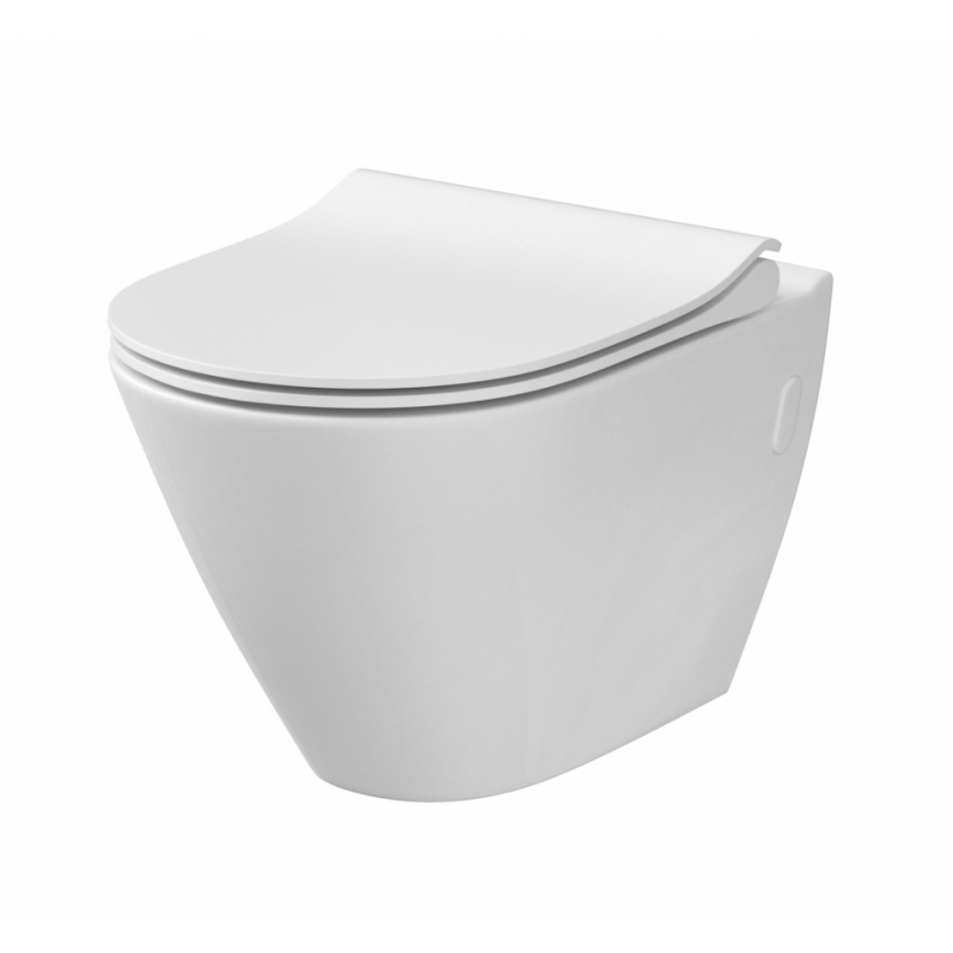 Cersanit K98-0146 - WC-istuimen kansi CITY OVAL SoftClose valkoinen