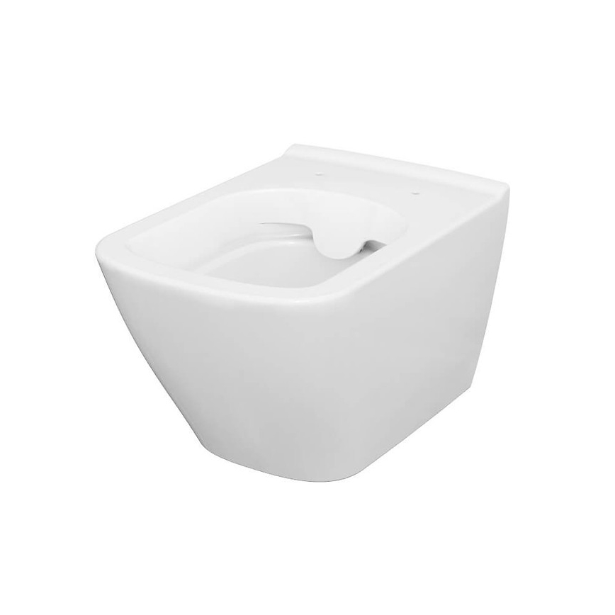 Cersanit S701-405 - Ripustettava WC-istuin CITY SQUARE istuinkannella, keramiikka/valkoinen