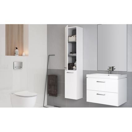Cersanit S801-149-DSM - Ripustettava kylpyhuoneen kaappi altaan kanssa ELODY 46x80 cm valkoinen