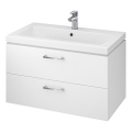Cersanit S801-149-DSM - Ripustettava kylpyhuonekaappi pesualtaalla LARA 46x80 cm valkoinen