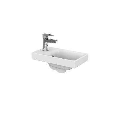 Cersanit S801-218-DSM - Seinään asennettava kylpyhuonekaappi pesualtaalla MODUO SLIM 40 cm, kiiltävän valkoinen