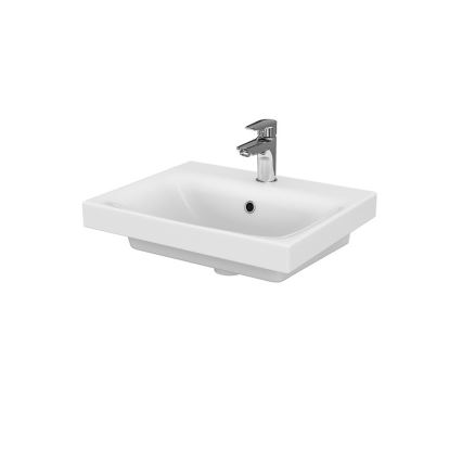 Cersanit S801-230-DSM - Ripustettava kylpyhuonekaappi MODUO 62x50 cm valkoinen, pesualtaalla