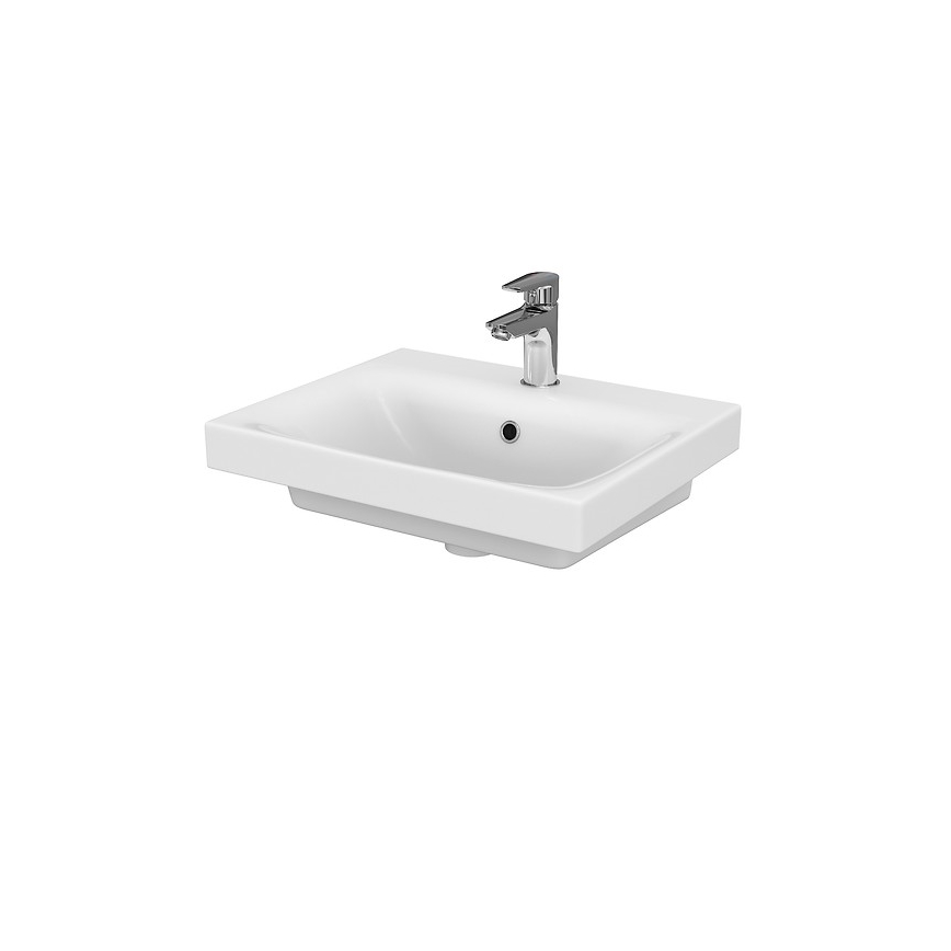 Cersanit S801-230-DSM - Ripustettava kylpyhuonekaappi MODUO 62x50 cm valkoinen, pesualtaalla