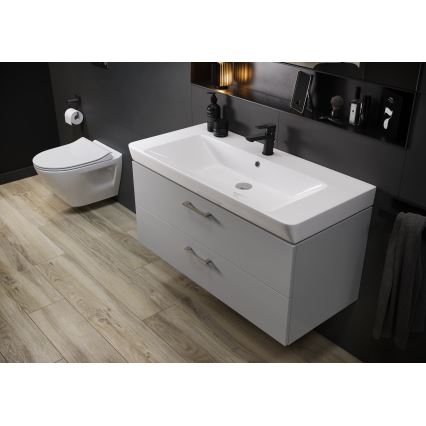 Cersanit S801-338-DSM - Ripustettava kylpyhuoneen kaappi altaan kanssa ELODY 46x80 cm valkoinen