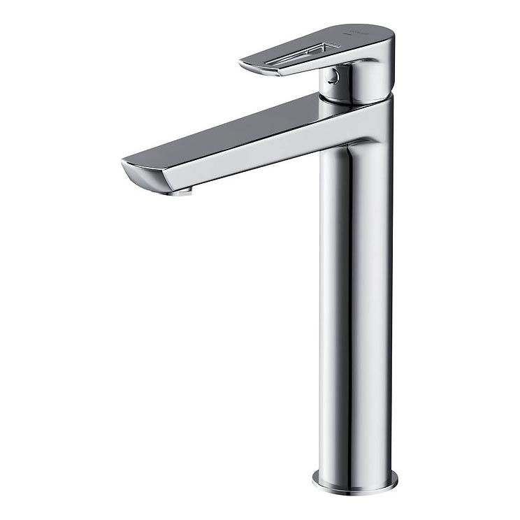 Cersanit S951-354 - Altaan hana MILLE 27 cm kiiltävä kromi + jäte