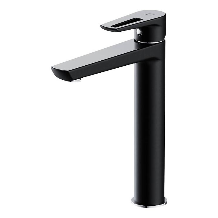 Cersanit S951-356 - Altaan hana MILLE 27 cm musta + jäte
