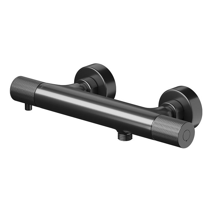Cersanit S951-583 - Termostaattinen suihkuhana ZEN musta