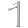 Cersanit S951-592 - Altaan hana ZEN 32,2 cm kiiltävä kromi