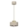 Chandeiler johdossa MARTI 1xE27/15W/230V beige/kulta