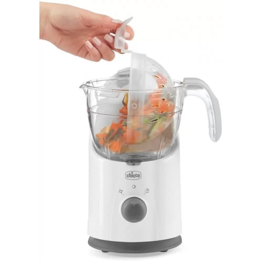 Chicco - Höyryastia ja sekoitin 4in1 EASY MEAL