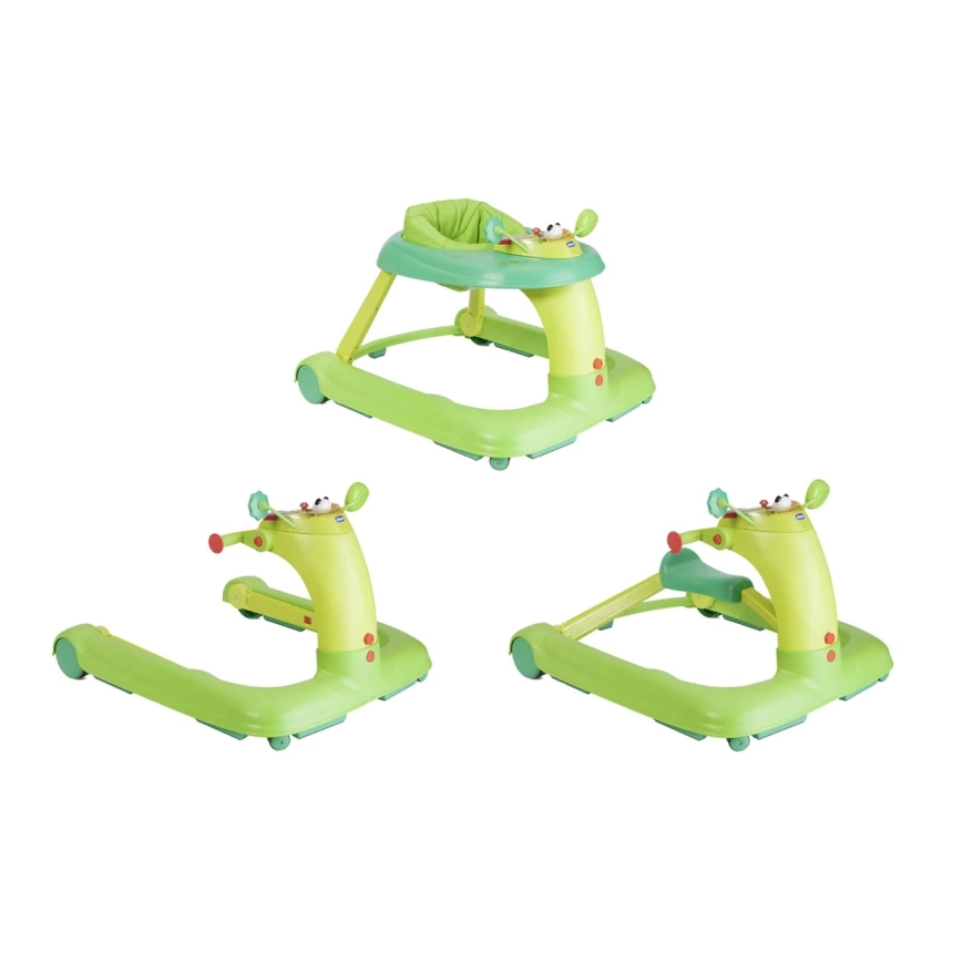 Chicco - Kävelytuoli 1-2-3 vihreä