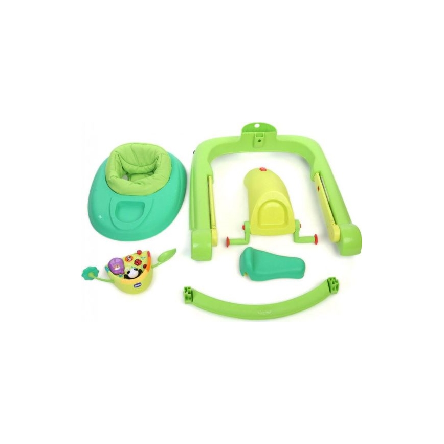 Chicco - Kävelytuoli 1-2-3 vihreä