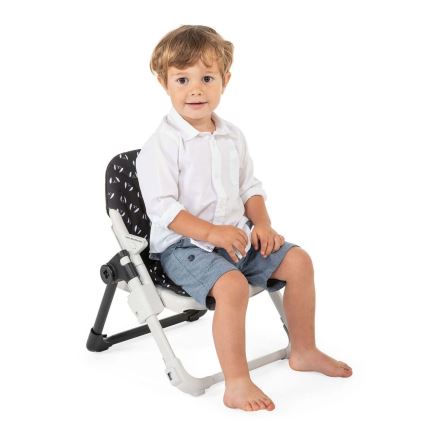 Chicco - Lasten kannettava tuolin korokeistuin CHAIRY musta