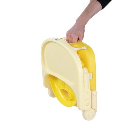 Chicco - Lasten kannettava tuolin korokeistuin POCKET SNACK keltainen