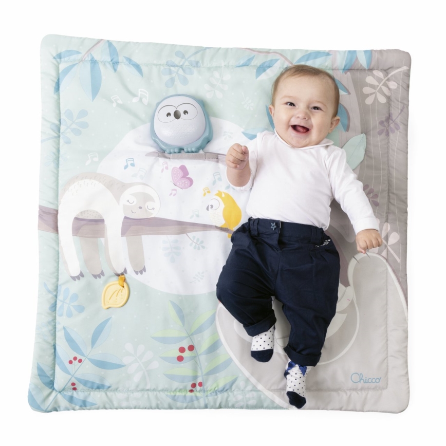 Chicco - Lasten peitto leikkimiseen 2in1 3xAAA pöllö