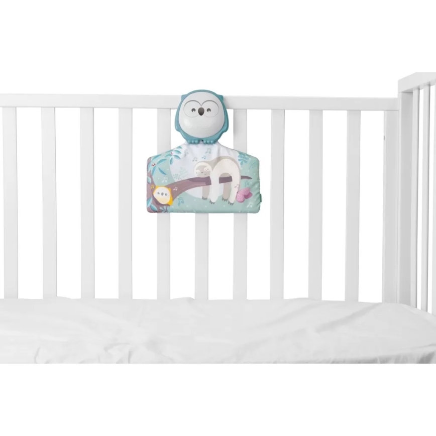 Chicco - Lasten peitto leikkimiseen 2in1 3xAAA pöllö