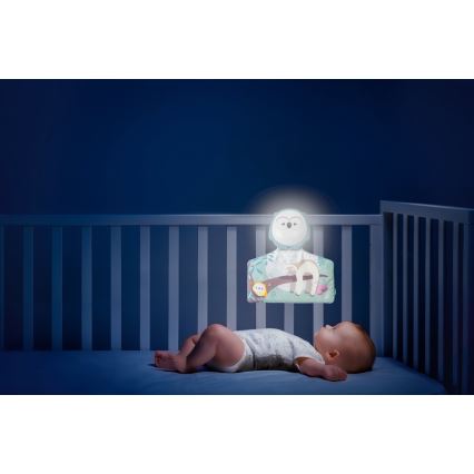 Chicco - Lasten peitto leikkimiseen 2in1 3xAAA pöllö