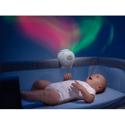 Chicco - Lasten projektori 2in1 POLAR BEAR beige