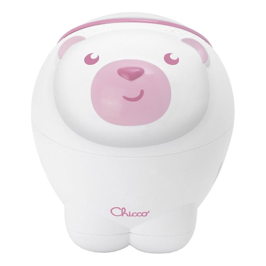 Chicco - Lasten projektori 2in1 POLAR BEAR vaaleanpunainen