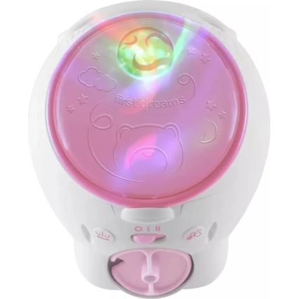 Chicco - Lasten projektori 2in1 POLAR BEAR vaaleanpunainen