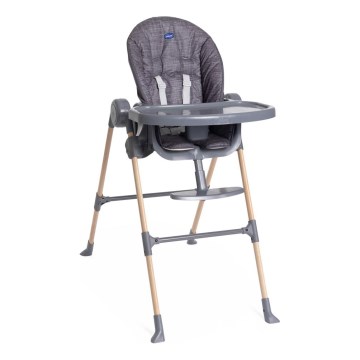 Chicco - Lasten ruokapöydän tuoli Polly Essential - harmaa