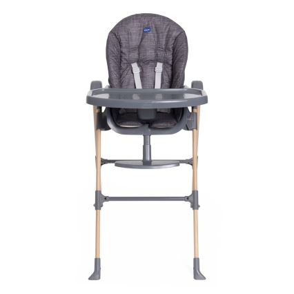 Chicco - Lasten ruokapöydän tuoli Polly Essential - harmaa