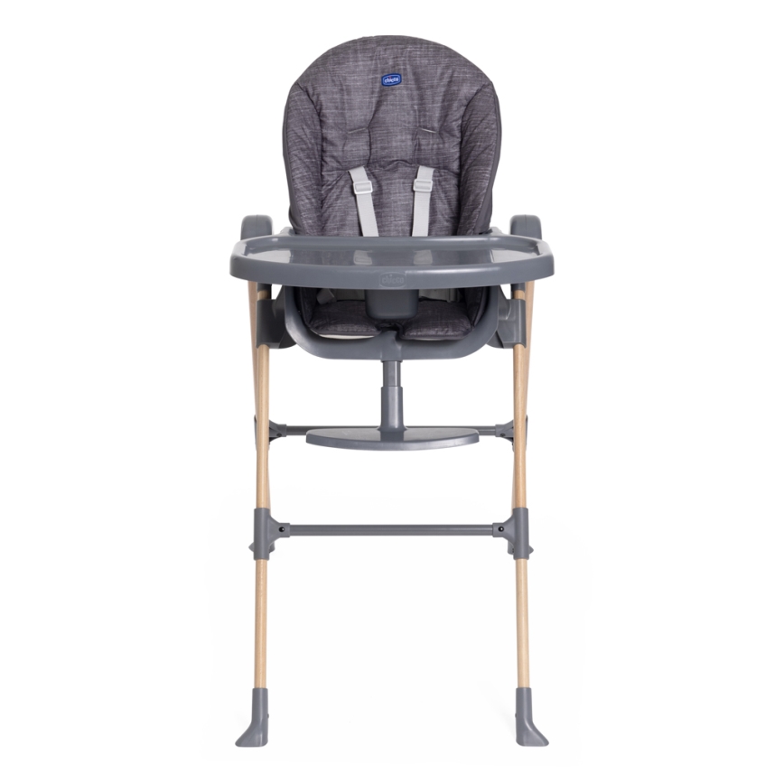 Chicco - Lasten ruokapöydän tuoli Polly Essential - harmaa