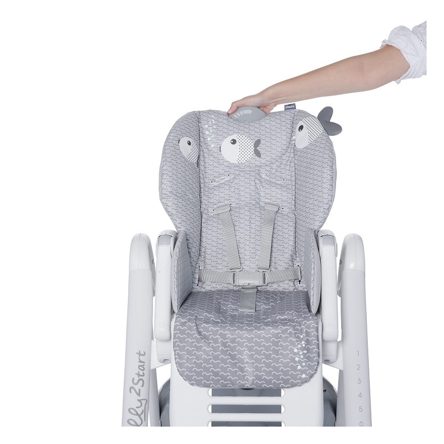 Chicco - Lasten ruokapöydän tuoli Polly2Start - Dots