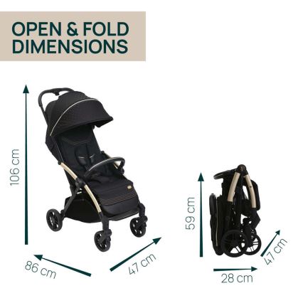 Chicco - Lastenrattaat GOODY XPLUS Black Re_Lux Eco+