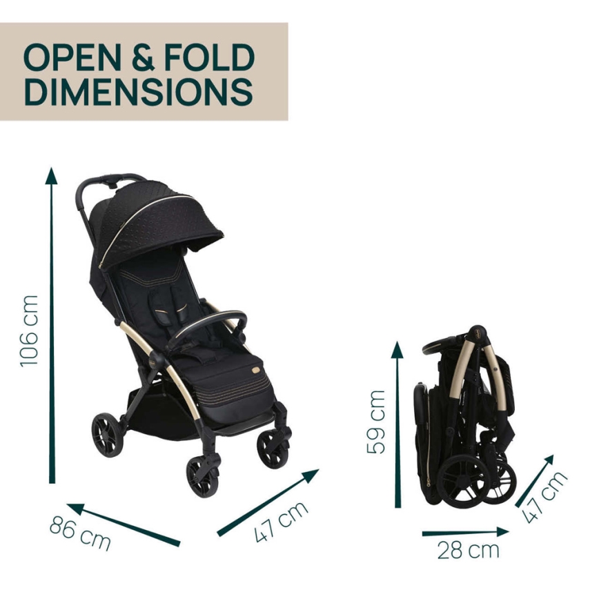 Chicco - Lastenrattaat GOODY XPLUS Black Re_Lux Eco+
