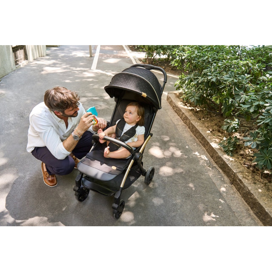 Chicco - Lastenrattaat GOODY XPLUS Black Re_Lux Eco+ + push auto ALL AROUND