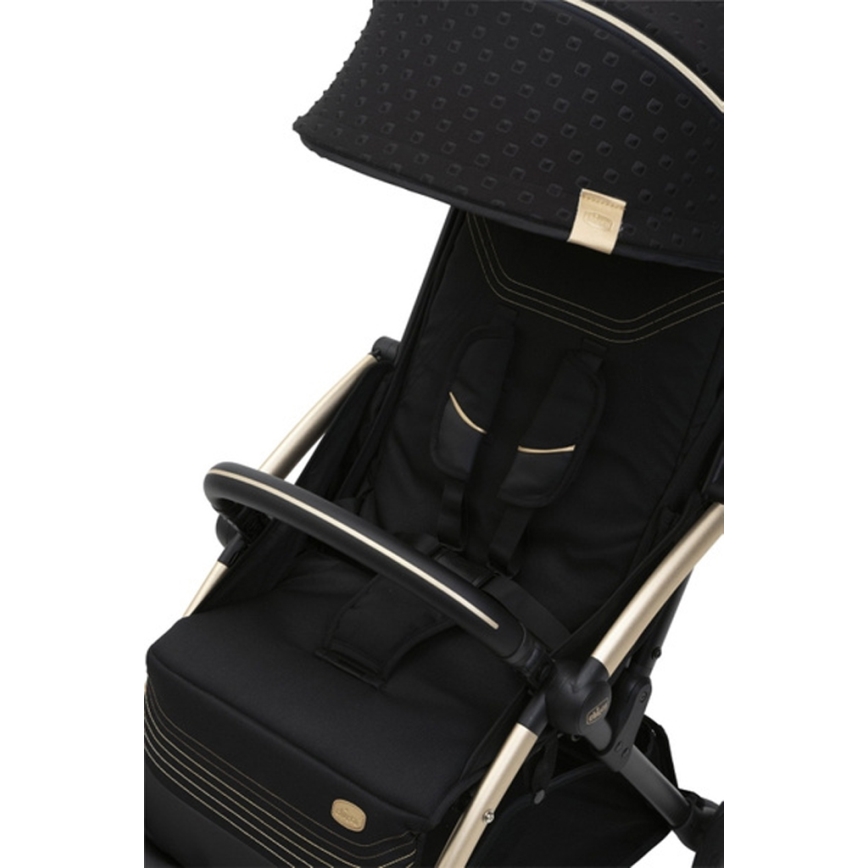 Chicco - Lastenrattaat GOODY XPLUS Black Re_Lux Eco+ + push auto ALL AROUND