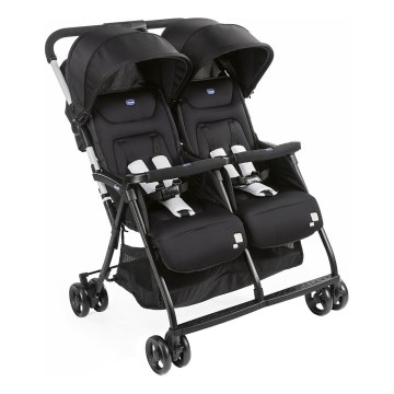 Chicco - Lastenrattaat kaksosille OHLALA TWIN Black Yö musta